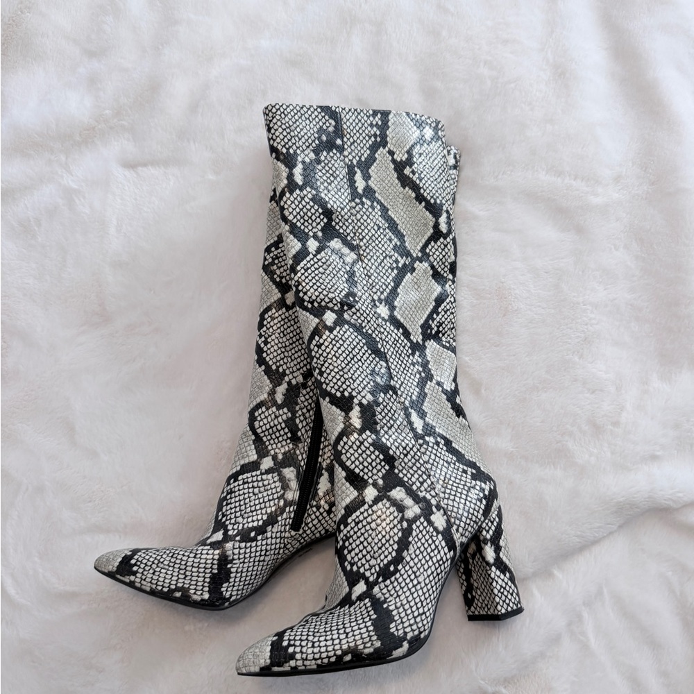 INC International Concepts snakeskin Heeled Boots